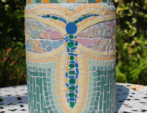 Dragonfly Mosaic Vase, 2023
